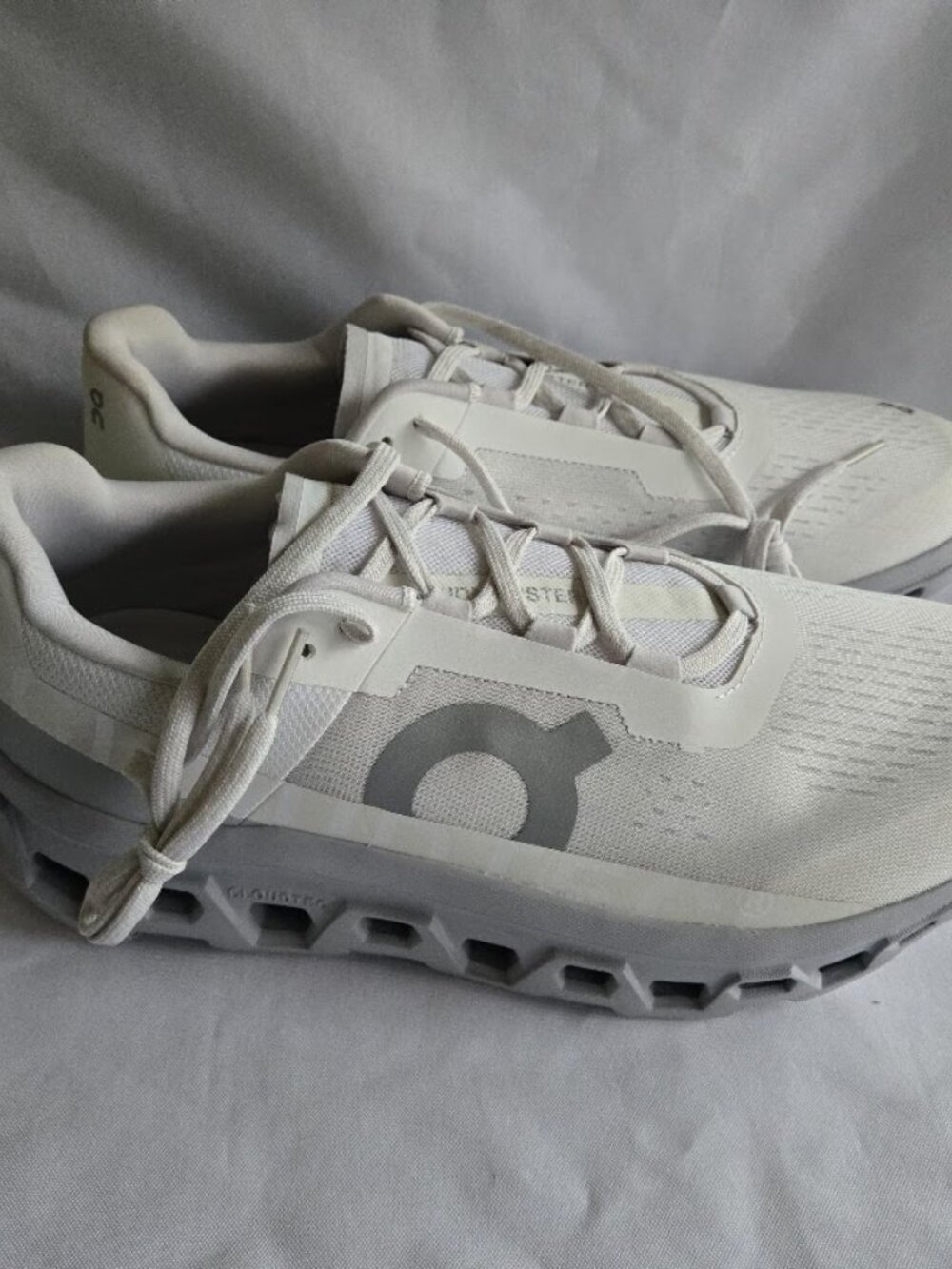 On Cloudmonster Mens Running Shoe Sneakers - White Glacier - Mens 11.5 M NEW - Picture 1 of 6